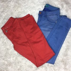 *Bundle*Red Celebrity.pink Jeans & Blue YMI Jeans